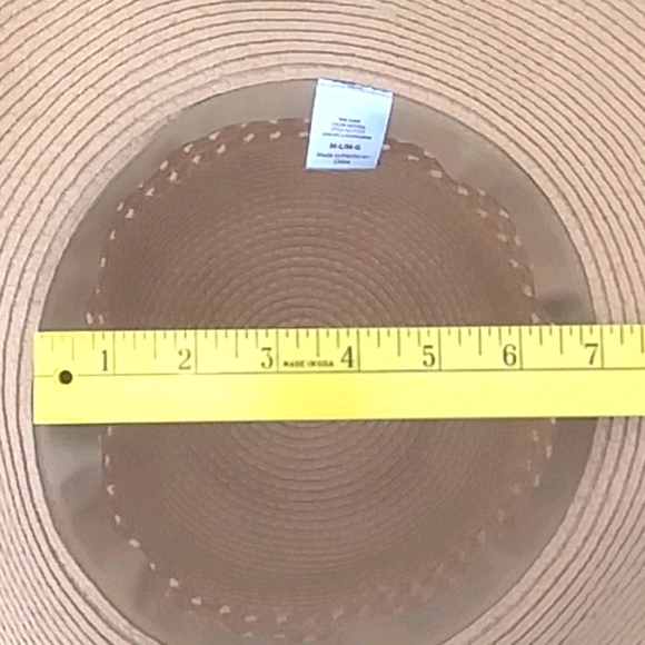 Floppy Round Straw Sun Hat - Picture 7 of 8